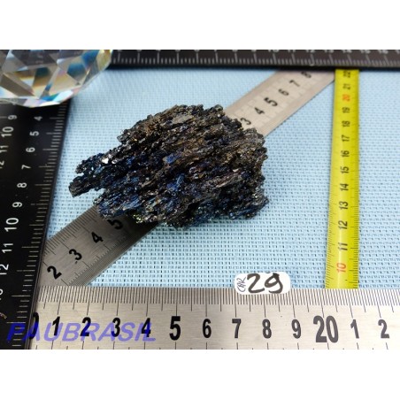 Carborandite irisée pierre brute de 90g