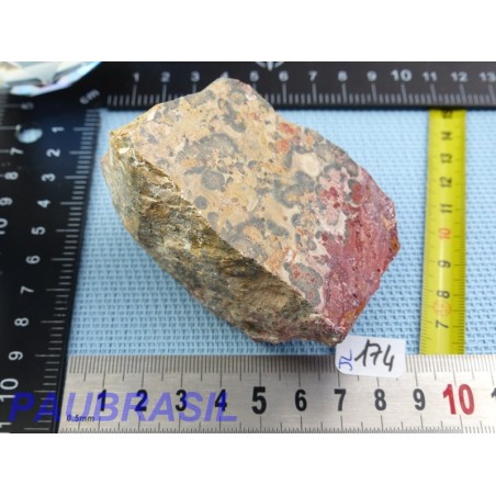 Jaspe leopard une face polie de 229g