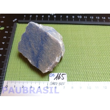 Quartz Bleu - Aventurine Bleue en Pierre brute une face polie 164g