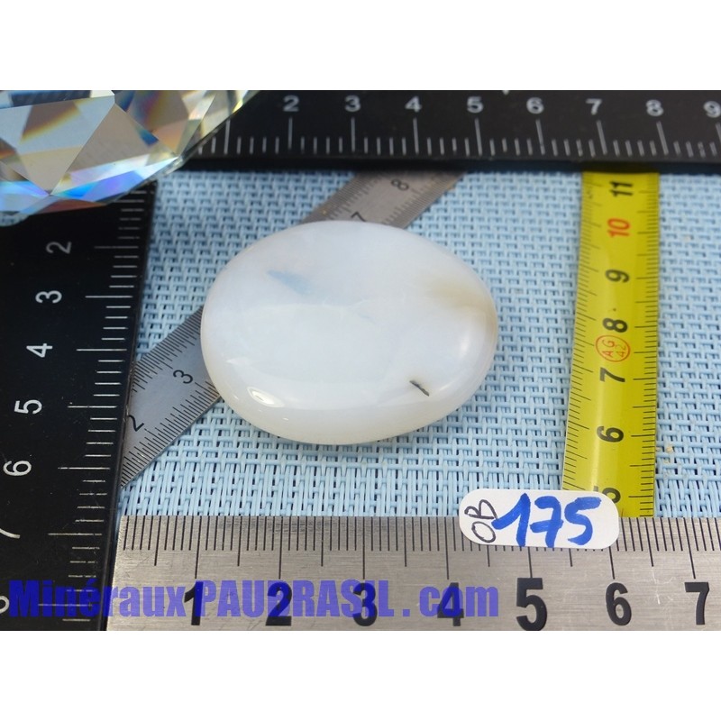 Opale Blanche Commune d'Australie de 20gr en pierre plate