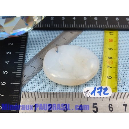 Opale Blanche Commune d'Australie de 21gr en pierre plate