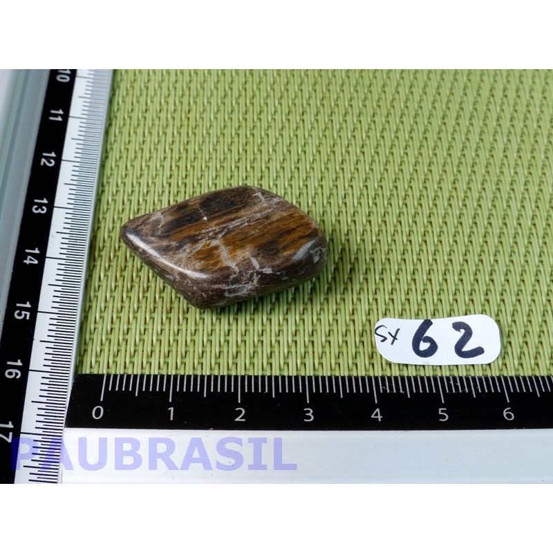 Silex noir - pierre à feu en pierre roulée de 8g