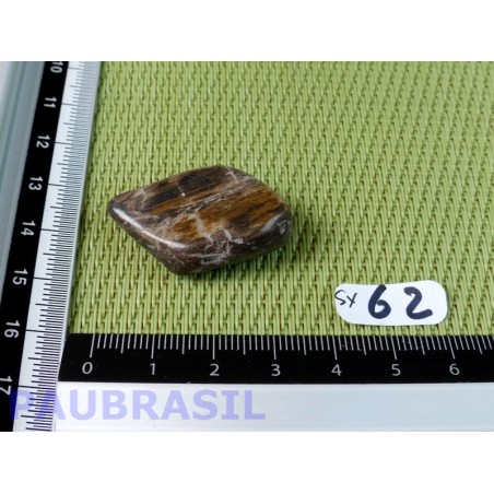 Silex noir - pierre à feu en pierre roulée de 8g