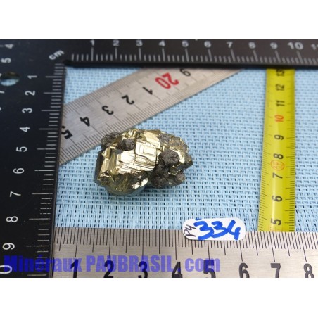 Pyrite cristallisée Q Extra pierre brute Pérou 36gr