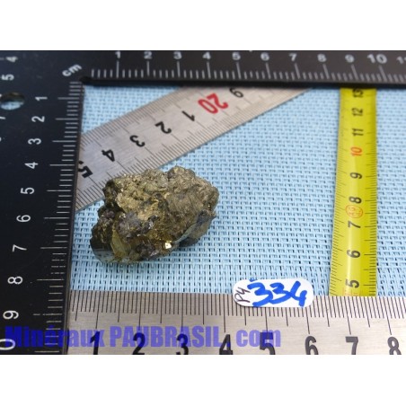 Pyrite cristallisée Q Extra pierre brute Pérou 36gr