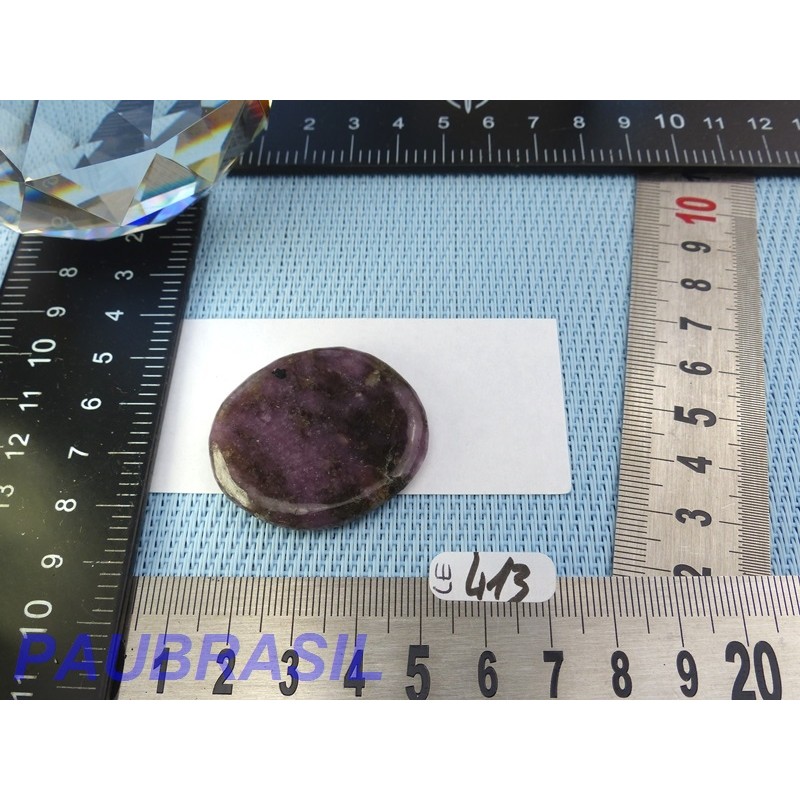 Lépidolite en pierre plate fine Brésil 13g