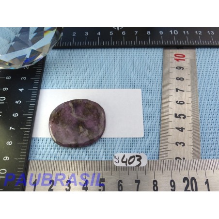 Lépidolite en pierre plate fine Brésil 12g
