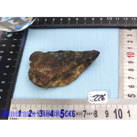 Eudialite - eudialyte de Suède en pierre brute 61gr rare