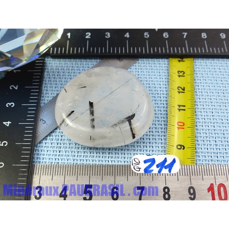 Quartz Tourmaline en pierre roulée 37gr