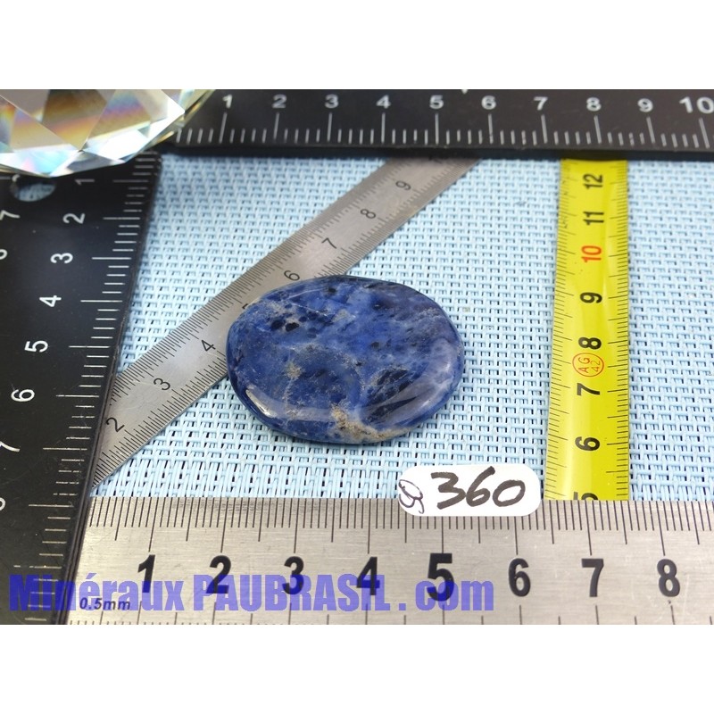 Sodalite ou Ackmanite pierre plate fine Q Extra 10g