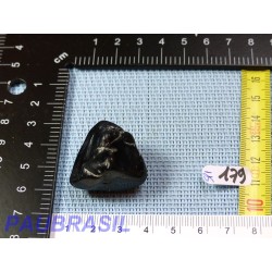 Spinelle noir pierre semi roulée 29g Birmanie