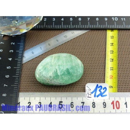 Fluorine Fluorite Verte de Madagascar Pierre Polie 54g