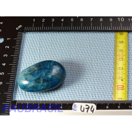 Apatite Bleue en savonnette polie Q Extra 43gr