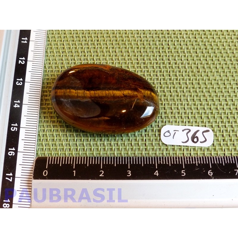 Oeil de Tigre en Pierre plate 23g Q Extra