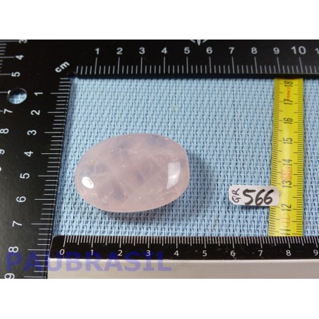 Quartz rose en pierre plate 27g