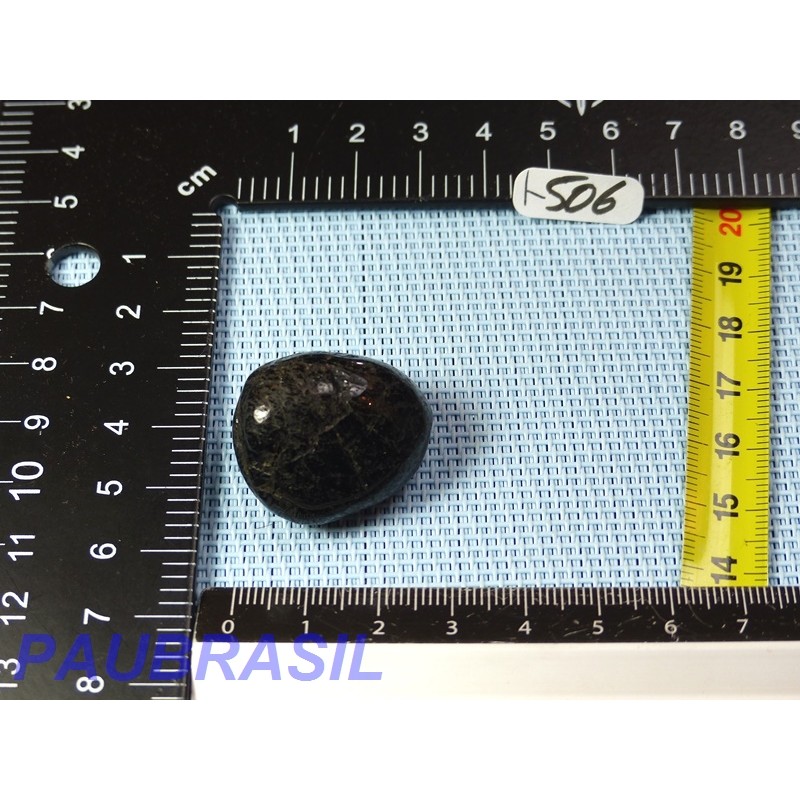Tourmaline Noire Schorl pierre plate de 21gr Q EXTRA