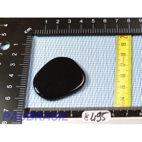 Obsidienne noire en Pierre Plate Fine 9g
