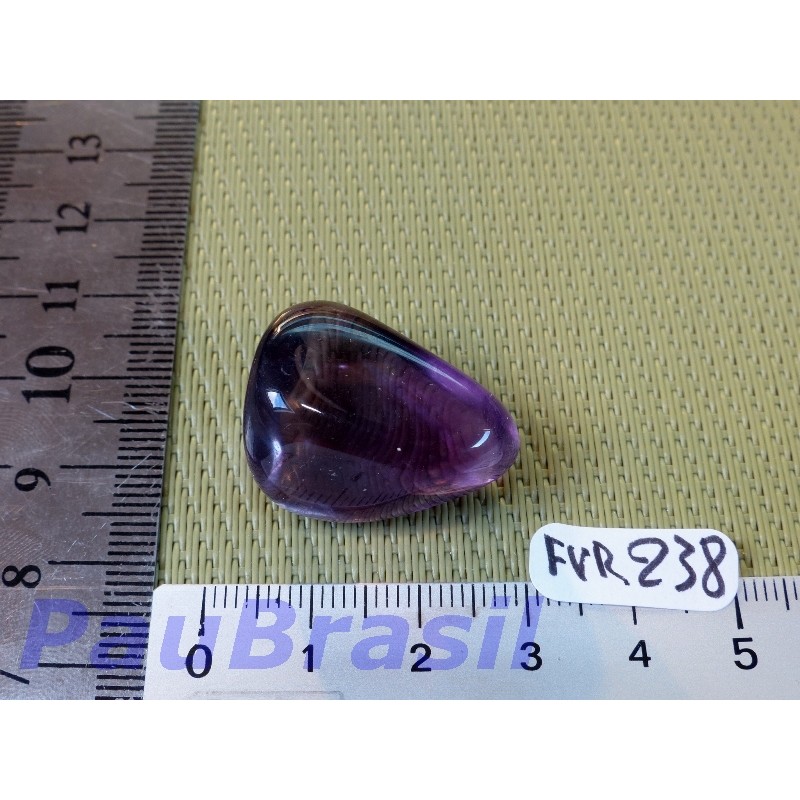 Fluorite fluorine Violette pierre roulée 13g Q Extra