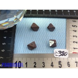 4 Magnétites octaédriques de 8gr50 les 4