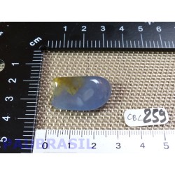 Calcedoine Bleue Pierre Roulée Q Extra 6g Namibie