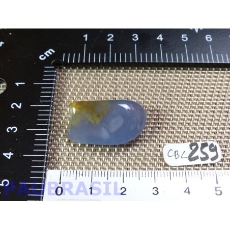 Calcedoine Bleue Pierre Roulée Q Extra 6g Namibie