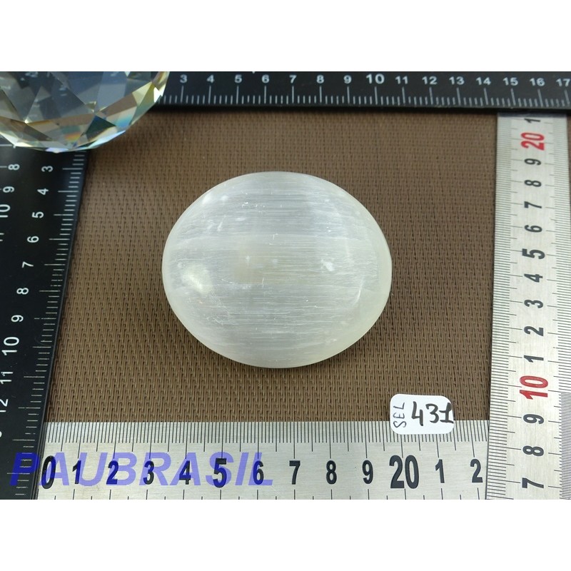 Selenite - Gypse fibreux en savonnette de 136g
