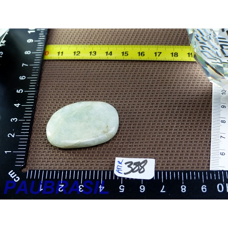 Aigue Marine du Brésil en pierre plate 14g