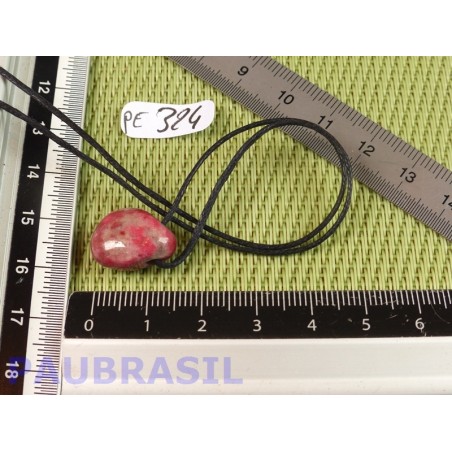 Pendentif Thulite Zoïsite rouge pierre roulée 3gr