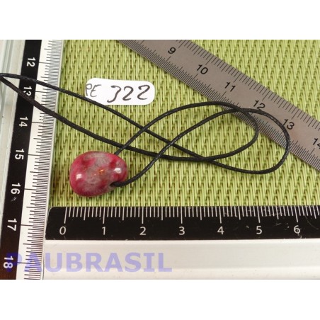 Pendentif Thulite Zoïsite rouge pierre roulée 3gr