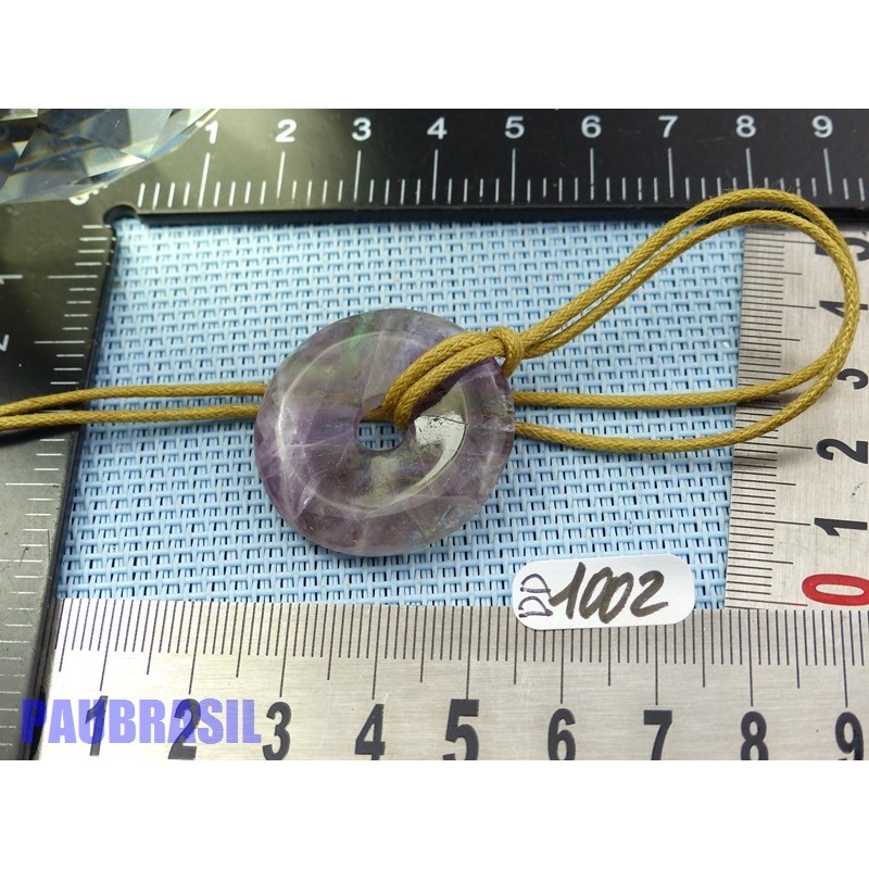 Pi Donut Fluorite Multicolore de 3cm