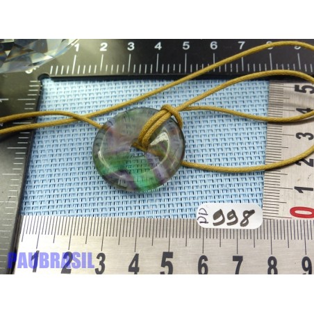 Pi Donut Fluorite Multicolore de 3cm