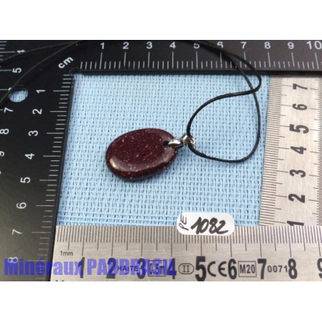 Pendentif Porphyre Imperial mini pierre plate 7gr