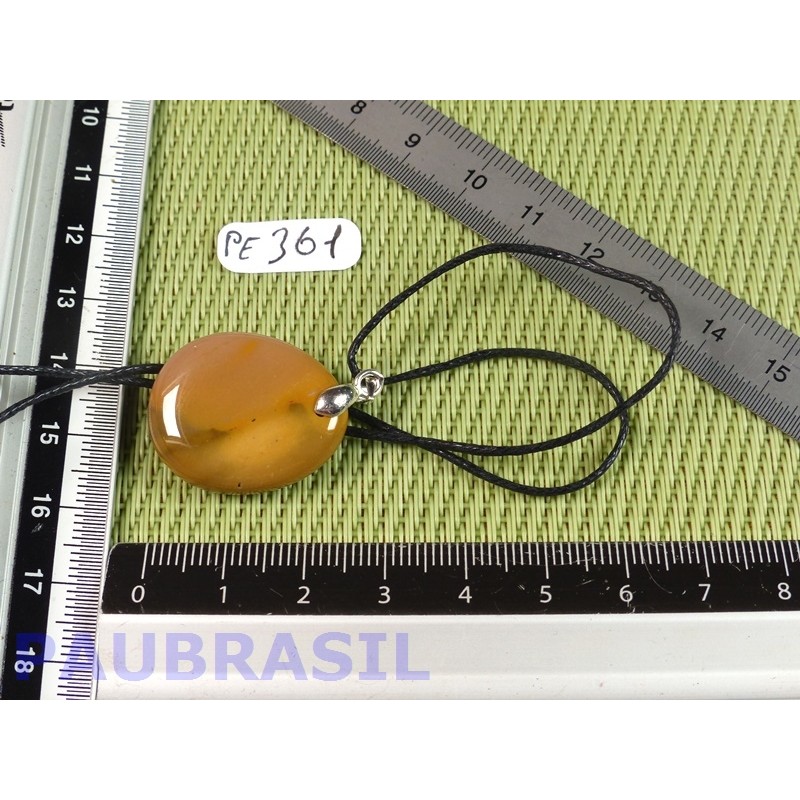 Pendentif Jaspe Mokaïte mini pierre plate 7gr