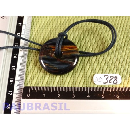 Pi donut pendentif Oeil de Faucon Q Extra 3cm