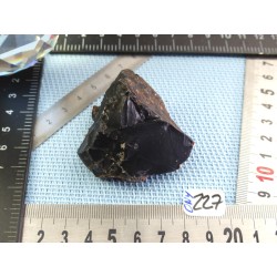 Onyx noir du Brésil en pierre brute de 75g