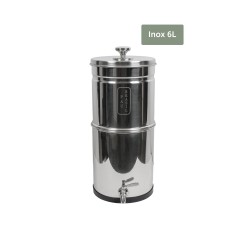 fontaine filtrante inox paubrasil 6 litres sans socle