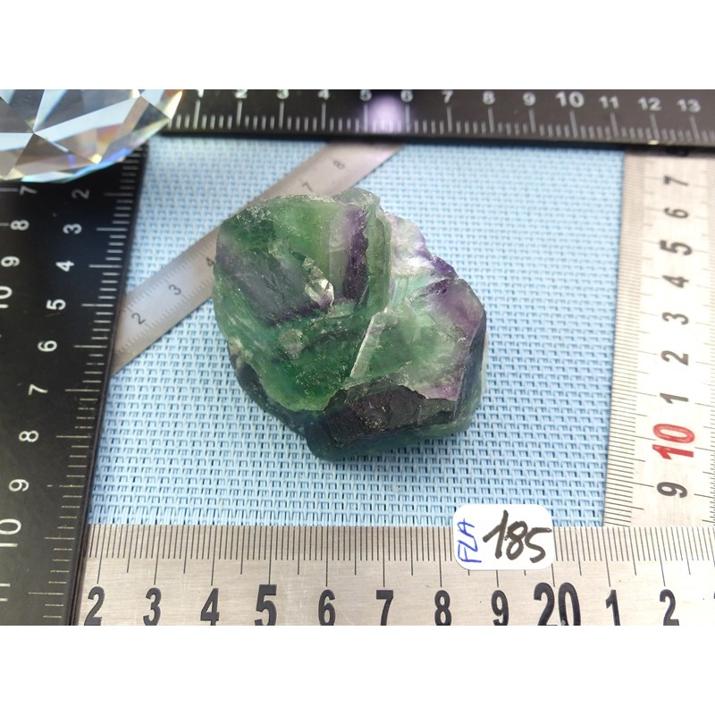 Fluorite ou fluorine multicolore Q Extra pierre brute 117gr50