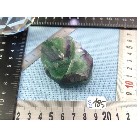 Fluorite ou fluorine multicolore Q Extra pierre brute 117gr50