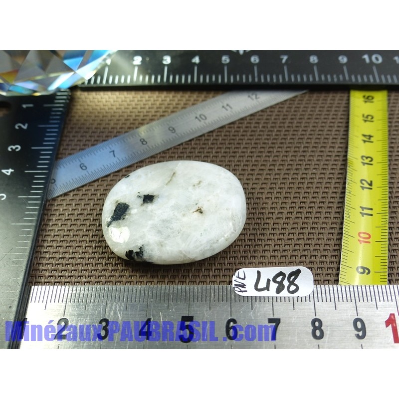 Pierre de lune Adulaire en pierre plate Q Extra 17g