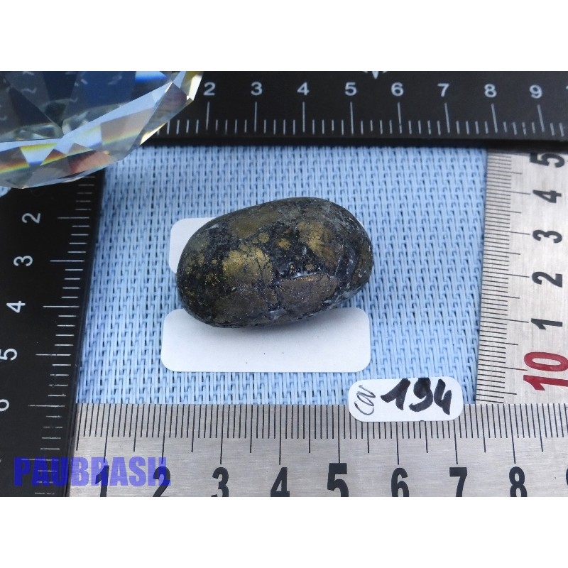 Covellite - Covelline en pierre semi roulée du Pérou 29g