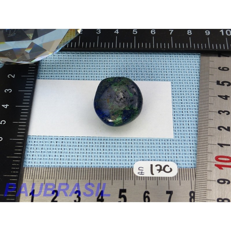 Azurite Malachite en Pierre semi roulée 17gr