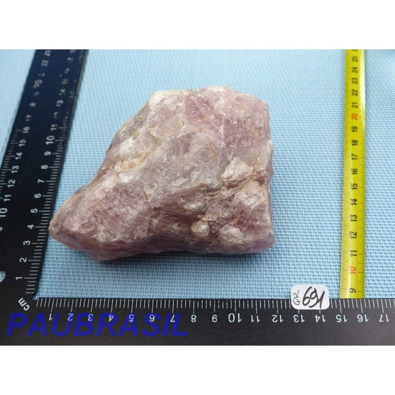 Quartz Rose en pierre brute 847gr Qualité moyenne