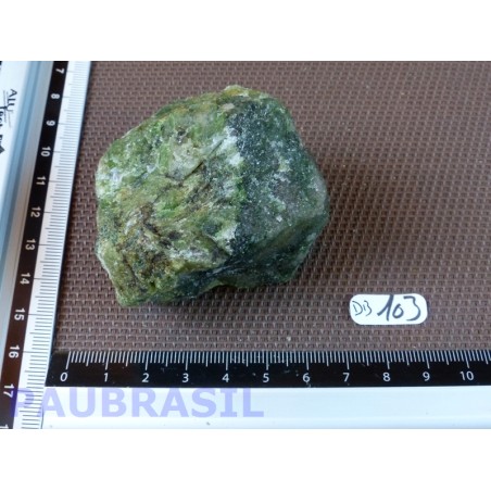 Diopside - Chrome diopside en pierre brute de 145gr