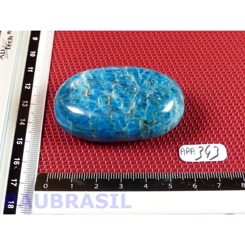 Apatite Bleue en savonnette polie Q Extra 86gr