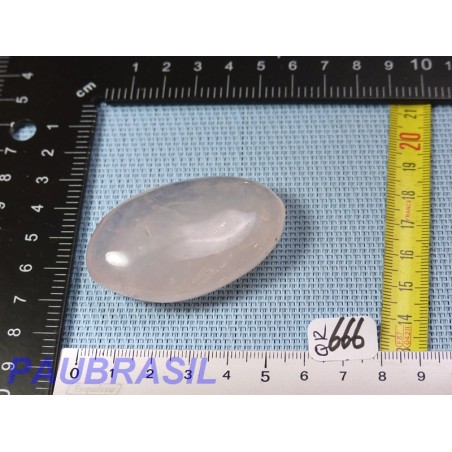 Quartz Rose en pierre polie de Madagascar 53gr