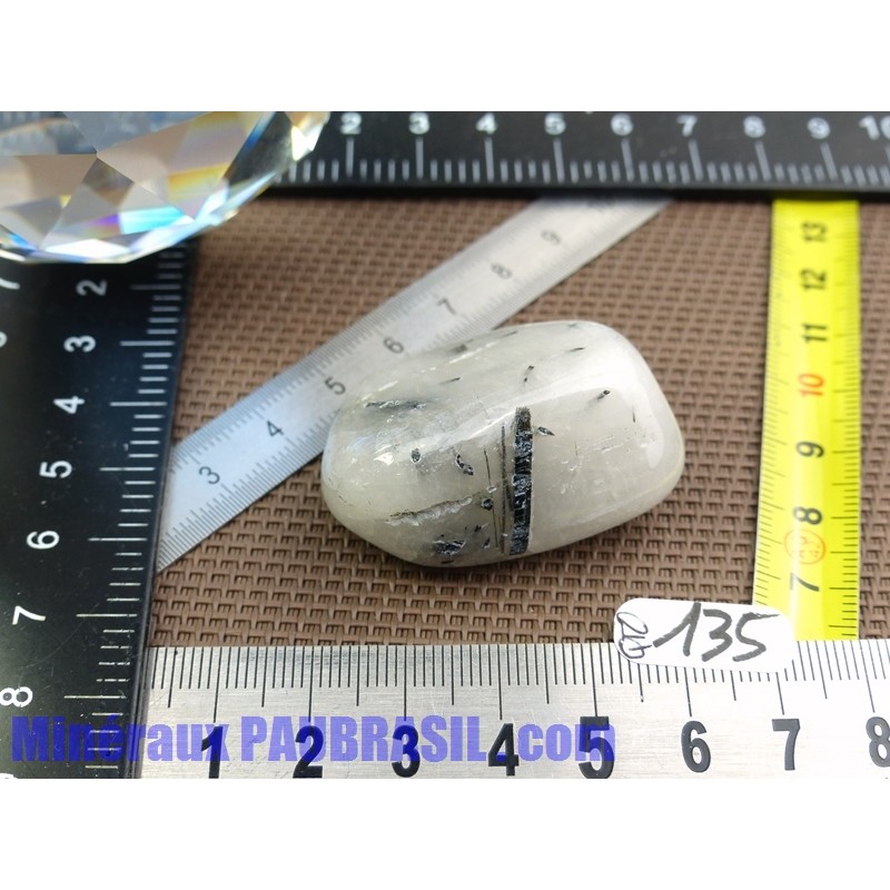 Quartz Tourmaline en pierre roulée 36gr