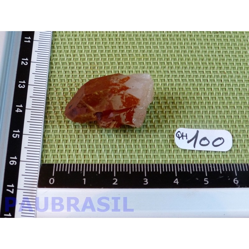 Pointe de Quartz Tangerine de 11gr guérisseur doré Brésil