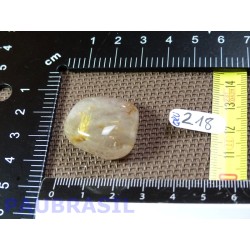 Quartz à inclusions de rutile du Minas Gerais Brésil 14gr