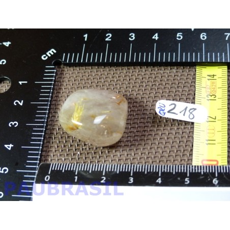 Quartz à inclusions de rutile du Minas Gerais Brésil 14gr