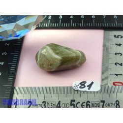 Prasiolite en pierre roulée EXTRA du Brésil 22g